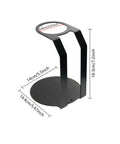 Kick Your Morning Routine Upstairs With This Rock Solid Iron Brew Station Perfect For Home Baristas Seeking Consistent Heat And A Go To Pour Over Setup Always On Point, 18.3cm iron pour over stand.