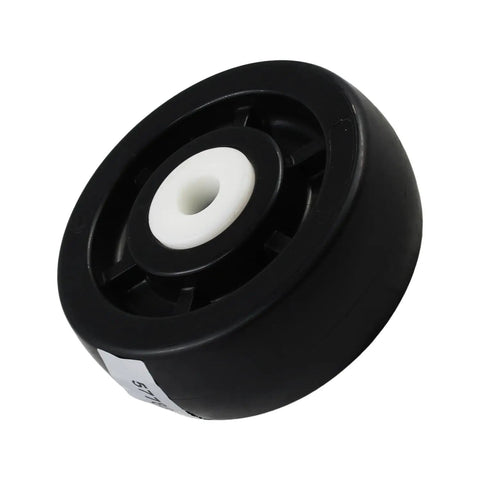 Heavy Duty Mast Load Roller 57788GT Replacement Fits Genie AWP-15S AWP-20S AWP-25S AWP-30S AWP-36S AWP-40S side view black roller