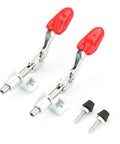 Vertical Toggle Clamp Iron Galvanized 50kg Holding Force 66mm Push Pull Type For Welding Jigs Sheet Metal Assembly Circuit Board Repair And Fabrication Tasks