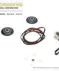 Dryer Maintenance Kit OEM Quality Replaces 8237 279435 279436 includes belt, drum rollers, idler pulley for 29-inch dryers