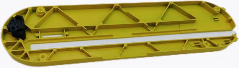 Table Saw Throat Plate Insert Replacement Compatible With DW744X DW744XRS DW745 DWE7490X DWE7490X-CA in yellow steel finish