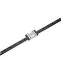 MGN12 400mm Linear Guide Rail With MGN12H Carriage Block on black rail for DIY 3D printers and CNC machines