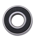 6001-2RS steel ball bearing with double seals, top view, 12×28×8 mm