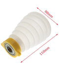 Electric Drill Dust Cover Retractable Rubber Shield for Hammer Impact Drills with size measurements visible