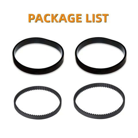 Replacement Belt Set For Bissell ProHeat 2X Revolution Pet Carpet Cleaner 1548 1551 1551W 1550 Series Pack Of 4 Belts