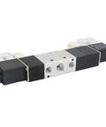 Internally Piloted 4V230C 08 Pneumatic Solenoid Valve 5 Way 3 Position DC 12V with PT Quarter Inch Connections
