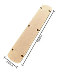 Zero Clearance Insert For Sliding Compound Miter Saws Quiet Durable Safety Accessory That Delivers Ultra Precise Pro Grade Tearout Free Cuts On DHS780 DHS790 DWS779 DWS782 And DWS780 Models Made In USA, showing brown insert with 17.25 inch length and 3.375 inch width.