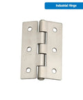 Heavy Duty 304 Stainless Steel Folding Hinges For Cabinet Doors 180 Degree Wide Swing Pro Grade industrial hinge with smooth pivot.