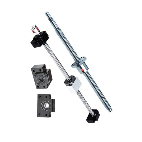 Beefed Up Anti Backlash Ball Screw Set For Machinery With Coupling, 500mm Long, Lightweight High Hardness Precision Drive Built For SFU Series