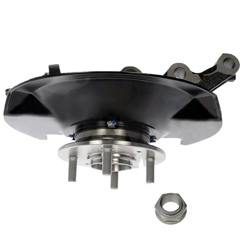 Drop-In Front Left Steering Knuckle And Wheel Bearing Hub Assembly For Honda Civic 2003 2004 2005 1.7L Driver Side Replacement