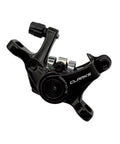 Dual Sided Mechanical Disc Brake Caliper With Standard Post Mount For 160mm Rotors, black, designed for road and gravel drop bars.
