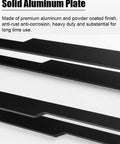 Heavy Duty Aluminum Push Pull Door Handle in Matte Black for Shower Glass Sliding Doors and Interior Exterior Use