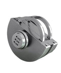 Heavy Duty Stainless Steel Glass Door Lock For Office And Home No Drill Sliding Latch hardware with secure bolt for doors.