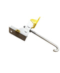 Adjustable Draw Latch 27126 27126GT Replacement Part for Genie Lift models with yellow handle and metal hook
