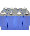 Straight Up Grade A LiFePO4 Battery Cell 100Ah 3.2V Deep Cycle Lithium Iron Phosphate Prismatic Module stacked side view.