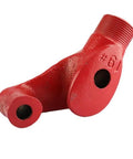 Hand Pipe Bender Tool Fan Shaped Design For Galvanized Iron Copper Water Wire Tube Steel 15Mm 20Mm 25Mm 32Mm Capacity Red metal component