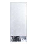 14 Cubic Foot Upright Freezer Refrigerator In Stainless Steel, Convertible Frost Free Cabinet With Swap Shelves And Garage Ready Setup for easy access.