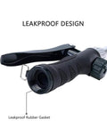 Watering Wand 16 Inch Heavy Duty Garden Tool With 8 Spray Patterns, ergonomic leakproof rubber gasket design
