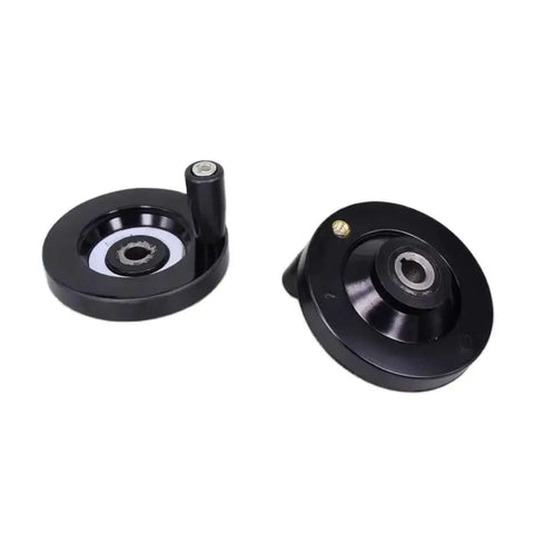 Black Bakelite Lathe Hand Wheel With Removable Handle For Printers And Round Lathe Machines Heavy Duty Mechanical Handwheel Knob