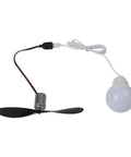 Wind Turbine Propeller Generator Kit With 5W USB Light And 1m Cable ABS And Metal Build Hands On Wind Power Demonstration