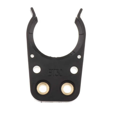 4 Holder Clamp Claw BT30 Dope Engraving Machine Tool Changer For CNC Router Replacement Part front view black component