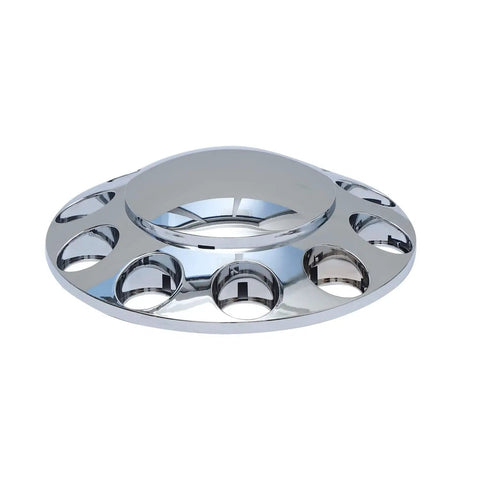 Chrome ABS Hubcap Front Axle Covers Set With 33mm Thread On Lug Nut Covers For Semi Trucks Dome Universal Fit For 10 Hole