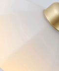 Close-up of Modern Led Wall Sconce Adjustable Iron Bedside Lamp With E26 E27 Base featuring gold accents.