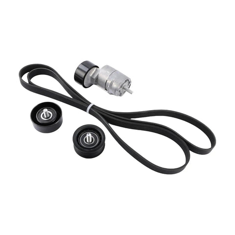 Heavy Duty Belt Tensioner And Idler Pulley Kit 6PK2125 25281-25000 Fits Kia L4 2.0L 2.4L 2010 2016 bolt-on kit with belt and pulleys