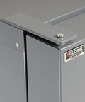 Deep Door Bin Cabinet For Garage And Workshop Storage Hella Organized Setup Built Tough Steel Frame lock mechanism detail.