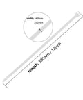 Diagram showing dimensions of Beefy 12 Inch Zip Ties 1000 Pack Black Nylon PA66 UV Resistant For Indoor Outdoor Use 60 Lbs Tensile Strength