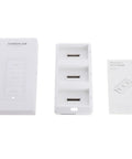 Three Battery Charging Hub For Phantom 4 Series Drones, No-Fuss Sequential Quick Charge, product box and manual