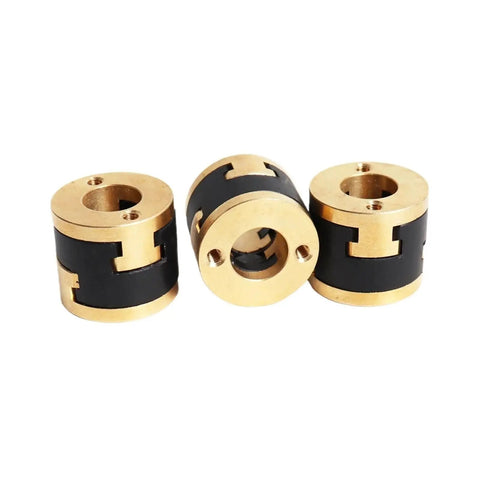 Premium Oldham Coupling For V-Core 3.1 And V-Core4 3D Printer Z Axis, 3-Pack Bi-Material Lead Screw Decoupler Fits Blurolls three couplers