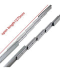 Open length 1270mm Concealed Folding Table Guide Rail Hinge Aluminum Telescopic Cabinet Table Slide for space saving