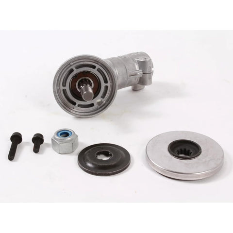 Bevel Gear Head Box Fits Husqvarna Jonsered Redmax Craftsman Poulan AYP Weedeater McCulloch Pro Grade Replacement Part Silver 537333802