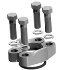 Code 61 Split Flange Kit For 2 Inch Port Hydraulic Fittings with bolts, washers, and carbon steel anti-corrosion coating