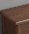 Close-up of the smooth top surface of a Free Standing Stackable Shoe Rack With Doors And Countertop Three To Five Tier Large Capacity Shoe Shelf Organizer.