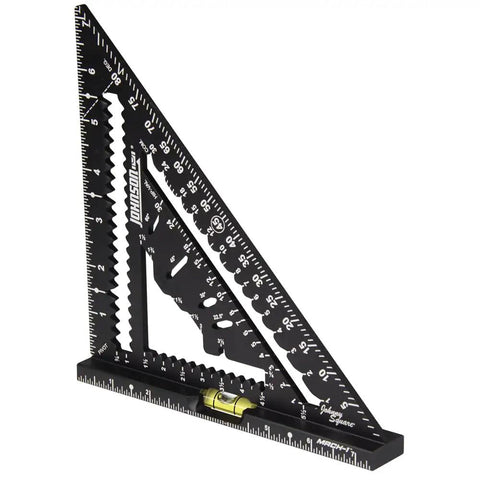 MACH-1 Smart Mark Rafter Square With Level Vial For Fast Accurate Layouts 7-1/4 Inch Johnny Square detailed view