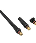 All In One Pro TIG Welding Torch Kit With Gas Lens And Ceramic Nozzles Glass Cups For WP17 WP18 WP26 Torches back caps