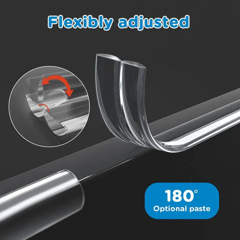 Kid Safe Edge Protectors For Cabinets Tables And Drawers, Thickened Silicone Cushions With Upgraded Pre-Taped Strong Adhesive, flexible clear strip