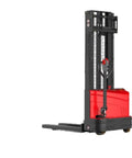 Heavy Duty Electric Pallet Stacker Built For Hella Tough Warehouse Shifts And Serious Material Handling With A Kickass Design side view