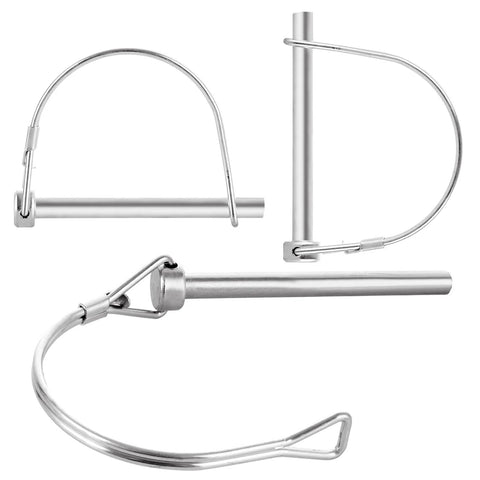 Beefed Up 30 Pack Trailer Coupler Pins One Quarter Inch Shaft Locking Pin Safety PTO Pin One Quarter Inch By Two And Three Quarters Inches