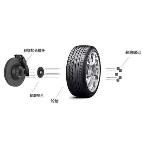 Top Tier Wheel Lug Studs Kit For Audi Q3 Q5 TT A1 A2 S3 RS3 R8 Stylish Replacement Bolts And Nut Caps That Make Your Ride Look Fresh And Secure Without Breaking The Bank, wheel stud kit with cap, black steel