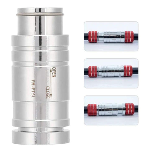 Brass Drain Valve With G1/4 Internal Thread For PC Water Cooling System Tight Seal Easy Flow Control Horizontal Pressure Design