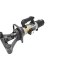 Aoxhugb Portable Electric Hydraulic Rebar Bender Straightener Nrb-32se with powerful 1000 watt motor, side view, sturdy metal construction.