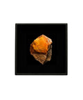 Raw Fiery Jalisco Mexican Fire Opal Stone For Jewelry Making Multicolor Natural Opal Rough Gem with vivid color on black background.