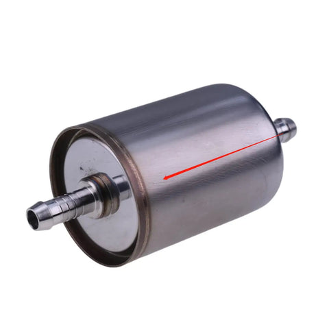 Metallic Inline Magnetic Transmission Power Steering Filter 3 Eighths Inch Hoses Universal Fit Part 3810000 TF101M
