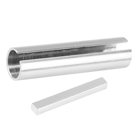 Five Eighths To Three Quarters Shaft Adapter For DIY Motors With Pulley Bore Reducer Sleeve And Key, steel adapter with keystock