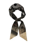 Stylish Lightweight Headband Scarf For Women, 4in1 Versatile Neck Hair Belt Or Bikini Wrap With Soft Polyester Fabric tied in a knot.