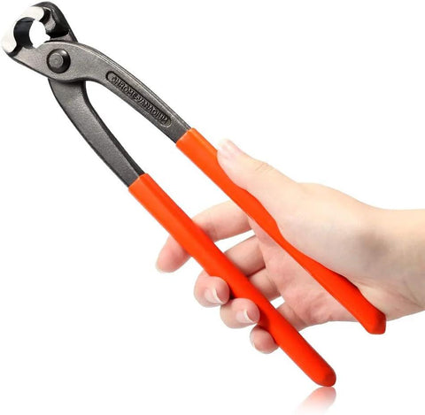 9 Inch Ear Clamp Pliers For Hose And Pipe Clamps Pinch Pincers Crimping Tool With Non Slip PVC Handles Durable CR V Chrome Vanadium Steel