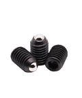 Top Shelf Stainless Steel Spring Ball Plungers Loaded With Hex Drive Snappy Locking Action M8 X 30mm Precision Set Screws for industrial use.
